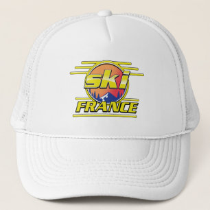 Logo von ski France 80er. Truckerkappe