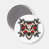 Logo von Team Krawk Island Magnet (Vorderseite/Rückseite)