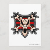 Logo von Team Krawk Island Postkarte (Vorderseite)