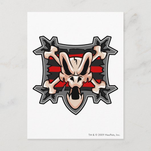 Logo von Team Krawk Island Postkarte (Vorderseite)