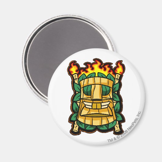 Logo von Team Mystery Island Magnet (Vorderseite/Rückseite)