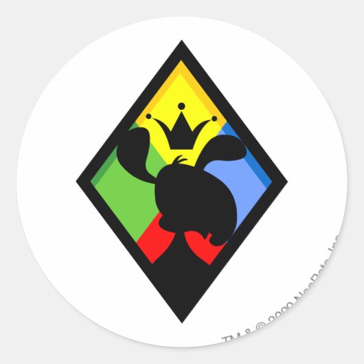 Logo von Team Roo Island Runder Aufkleber (Vorderseite)