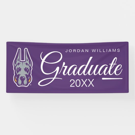 Logo von UAlbany Great Danes | Absolvent Banner (Horizontal)