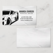 Logo "Vorderseite" | Drivera Side View Visitenkarte (Vorne/Hinten)