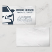 Logo "Vorderseite" | Fahrertransport Visitenkarte (Vorne/Hinten)