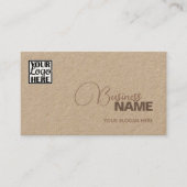 Logo-Vorlage Elegant Modernes Klassisches Einfache Visitenkarte (Vorderseite)