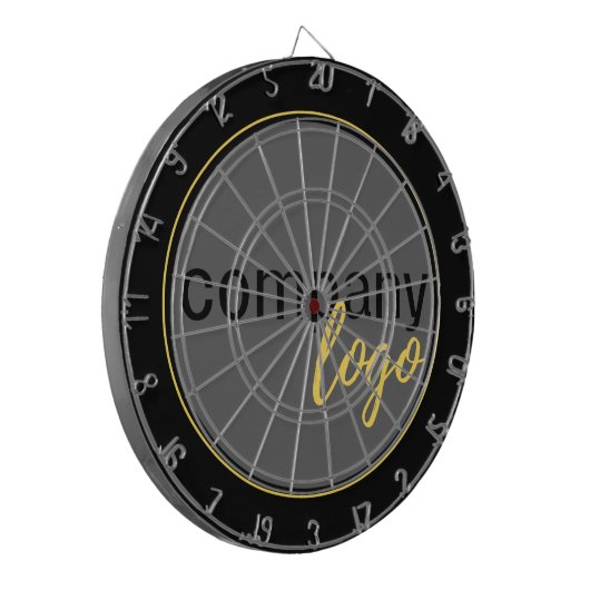 LOGO-VORLAGE FÜR DAS berufliche UNTERNEHMEN Dartscheibe (Vorderseite Links)