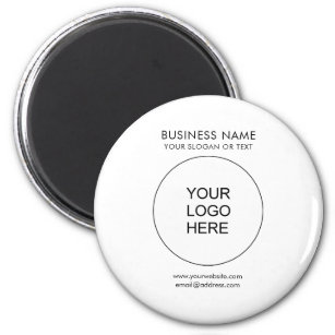 Logo-Vorlage für kundenspezifische Werbeaktionen Magnet