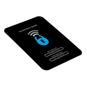 Logo-Vorlage für WiFi-Schlüssel Magnet