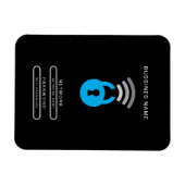Logo-Vorlage für WiFi-Schlüssel Magnet (Horizontal)