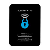 Logo-Vorlage für WiFi-Schlüssel Magnet (Vertikal)
