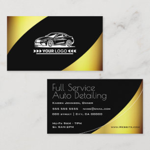 Logo-Vorlage Golden Elegant Professionell Stylisch Visitenkarte