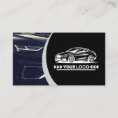 Logo-Vorlage Silver Car Service Auto Detailinforma Visitenkarte (Vorderseite)