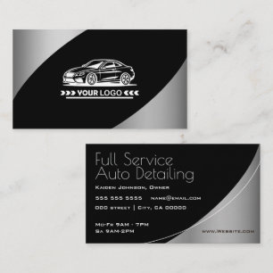 Logo-Vorlage Silver Elegant Beruflich Stilvoll Visitenkarte