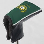 Logo-Wappen für Green und Gold Monogram Golf Headcover (3/4 Vorderseite)