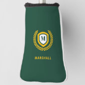 Logo-Wappen für Green und Gold Monogram Golf Headcover (Rotieren 90)