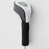 Logo-Wappen für Green und Gold Monogram Golf Headcover (angewinkelt)