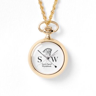 Logo Watch Necklace Armbanduhr