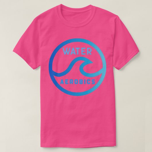 Logo "Water Aerobics Circle Wave" T-Shirt (Design vorne)