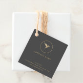 Logo "Watercolor Humming Bird" Geschenkanhänger (Beispiel)