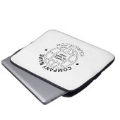 LOGO-WEBADRESSE personalisierter UNTERNEHMEN Laptopschutzhülle (Vorne Knopf)