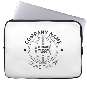 LOGO-WEBADRESSE personalisierter UNTERNEHMEN Laptopschutzhülle