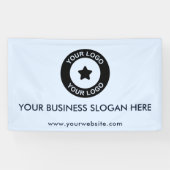 Logo-Website für benutzerdefinierte Unternehmen Banner (Horizontal)