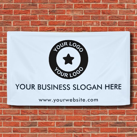 Logo-Website für benutzerdefinierte Unternehmen Banner