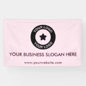 Logo-Website für benutzerdefinierte Unternehmen Banner (Horizontal)