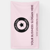 Logo-Website für benutzerdefinierte Unternehmen Banner (Vertikal)