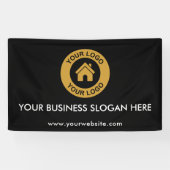 Logo-Website für benutzerdefinierte Unternehmen Banner (Horizontal)