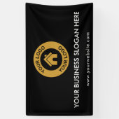 Logo-Website für benutzerdefinierte Unternehmen Banner (Vertikal)