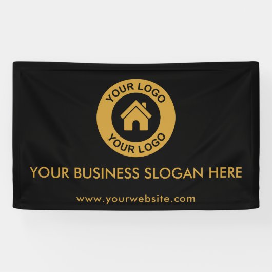 Logo-Website für benutzerdefinierte Unternehmen Banner (Horizontal)