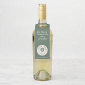 Logo-Website für Unternehmen individuell anpassen Flaschenanhänger (Auf Flasche)