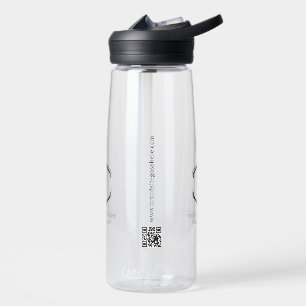 Logo Website QR Code Business Branding Promotion Trinkflasche