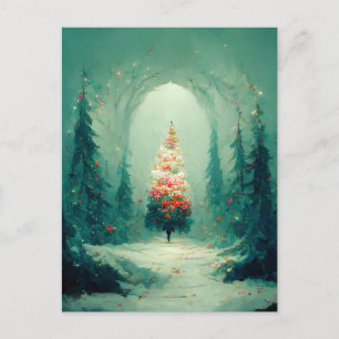 Logo Weihnachtsbaum-Postkarte Postkarte