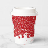 Logo-Weihnachtsfirma Pappbecher (Rechts)