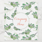 🍷 Logo-Weine für Unternehmen - Beruflich Weinetikett (Einzelnes Label)