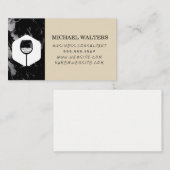 Logo "Weinglas-Blasen" Visitenkarte (Vorne/Hinten)