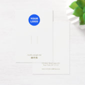 Logo-weiße Frisur-Clip-Barrett-Display-Karte hinzu (Schreibtisch)