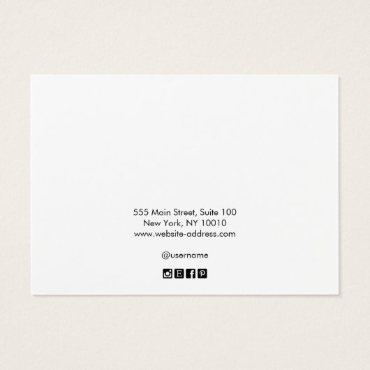 Logo-Weißhaar-Zubehör-Anzeige hinzufügen (Rückseite)