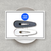 Logo-Weißhaar-Zubehör-Anzeige hinzufügen