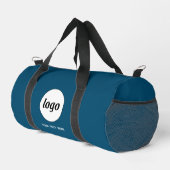 Logo-Werbeaktion Aquamarin grün Duffle Bag (Rechte Ecke)