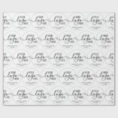 Logo-Werbeaktion für Ihr Unternehmen Geschenkpapier (Flach)