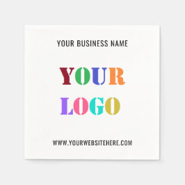 Logo-Werbeaktion für kundenspezifische Unternehmen Serviette