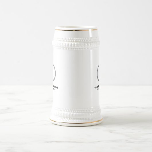 Logo-Werbeaktion für Mitarbeiter Beer Stein Bierglas (Mittel)