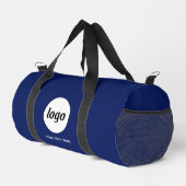 Logo-Werbeaktion für Unternehmen in Navy Blue Duffle Bag (Rechte Ecke)