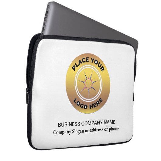Logo-Werbeaktion für Unternehmen Laptopschutzhülle (Vorne Rechts)