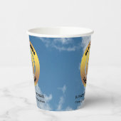 Logo-Werbeaktion für Unternehmen Pappbecher (Links)