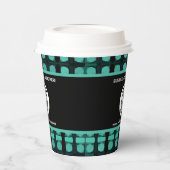 Logo-Werbeaktion für Unternehmen personalisieren Pappbecher (Links)